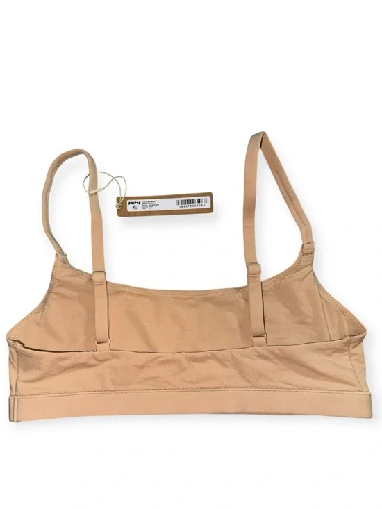 NWT SKIMS Fits Everybody Scoop Bralette Nude Clay Bra Size Small - Picture 4 of 11